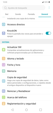 Pulsa Actualizar SW. Pulsa Actualizar SW.