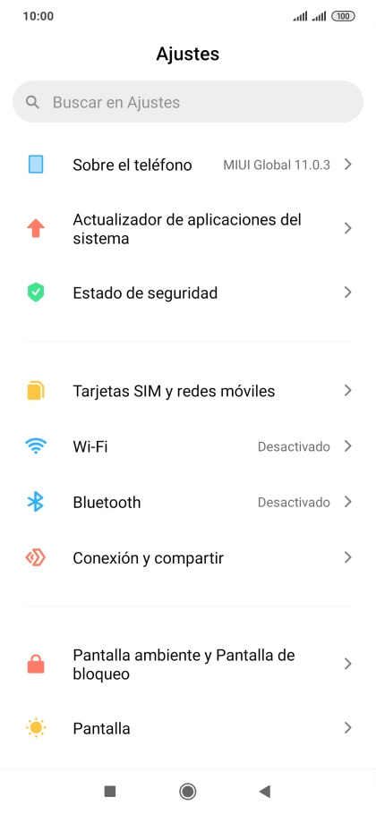 Pulsa Bluetooth.