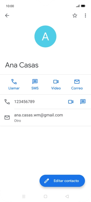 Pulsa el icono de llamada junto al número deseado. Pulsa el icono de llamada junto al número deseado.