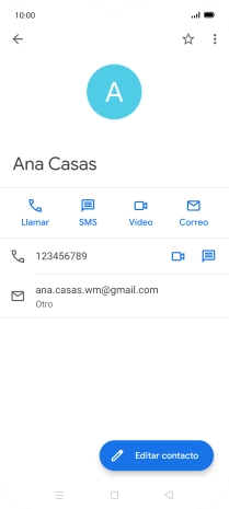 Pulsa el icono de llamada junto al número deseado. Pulsa el icono de llamada junto al número deseado.