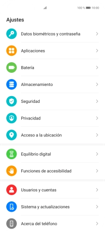 Pulsa Usuarios y cuentas. Pulsa Usuarios y cuentas.