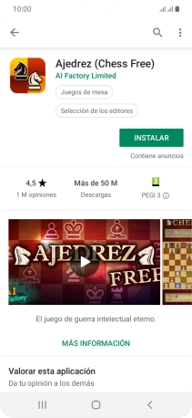 Pulsa INSTALAR y sigue las indicaciones de la pantalla para instalar la app. Pulsa INSTALAR y sigue las indicaciones de la pantalla para instalar la app.