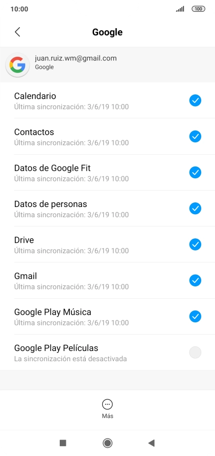 Pulsa la tecla de inicio para terminar y regresar a la pantalla de inicio.