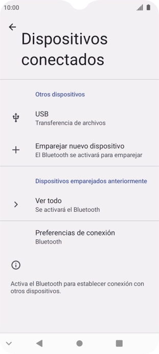 Pulsa Emparejar nuevo dispositivo. Pulsa Emparejar nuevo dispositivo.