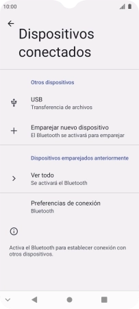 Pulsa Emparejar nuevo dispositivo. Pulsa Emparejar nuevo dispositivo.