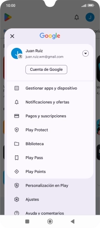 Pulsa Gestionar apps y dispositivo.