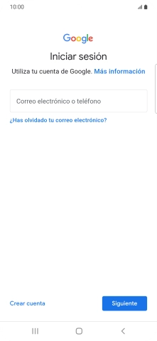 Si no tienes una cuenta de Google, pulsa Crear cuenta y sigue las indicaciones de la pantalla para ver cómo crear una cuenta nueva. Si no tienes una cuenta de Google, pulsa Crear cuenta y sigue las indicaciones de la pantalla para ver cómo crear una cuenta nueva.