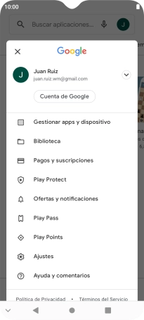 Pulsa Gestionar apps y dispositivo. Pulsa Gestionar apps y dispositivo.