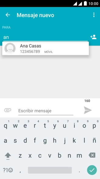 Pulsa el contacto deseado. Pulsa el contacto deseado.