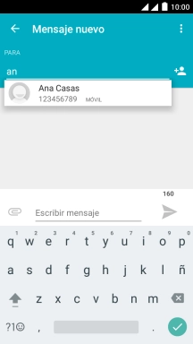 Pulsa el contacto deseado. Pulsa el contacto deseado.