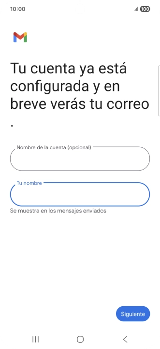 Pulsa Siguiente.