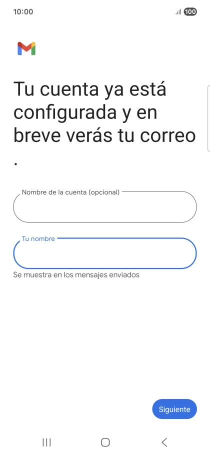 Pulsa Siguiente.