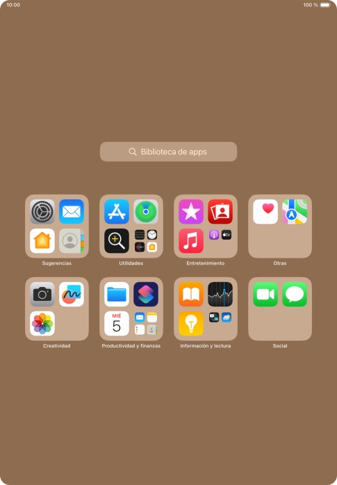 Pulsa la app deseada. Pulsa la app deseada.