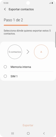 Pulsa el nombre de la tarjeta SIM. Pulsa el nombre de la tarjeta SIM.