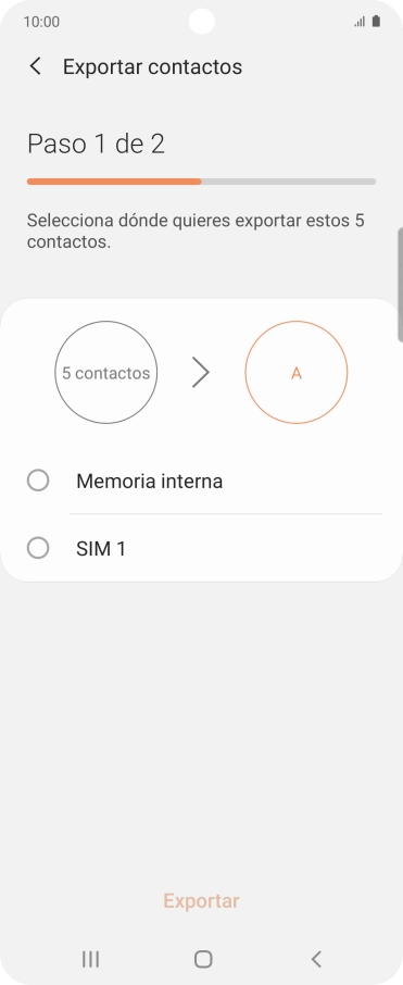 Pulsa el nombre de la tarjeta SIM. Pulsa el nombre de la tarjeta SIM.