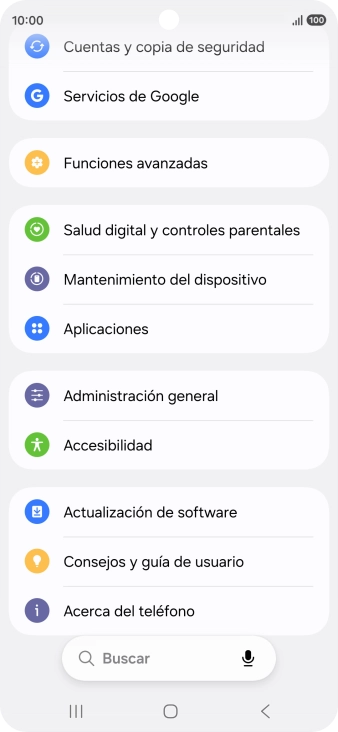Pulsa Administración general. Pulsa Administración general.