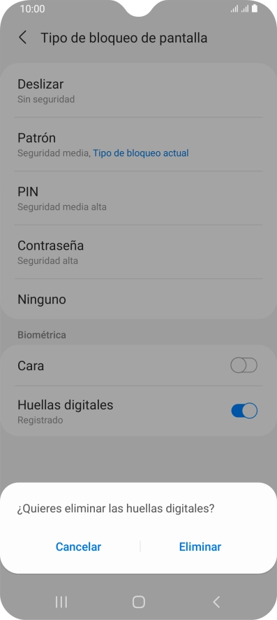 Pulsa Eliminar. Pulsa Eliminar.