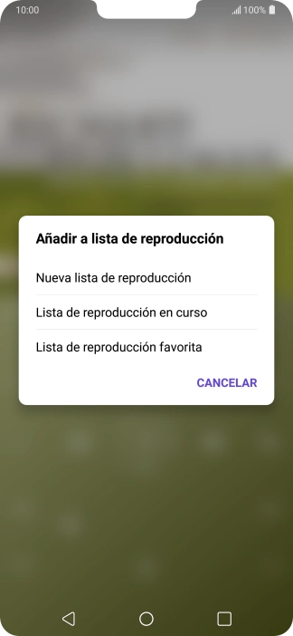 Pulsa Nueva lista de reproducción. Pulsa Nueva lista de reproducción.