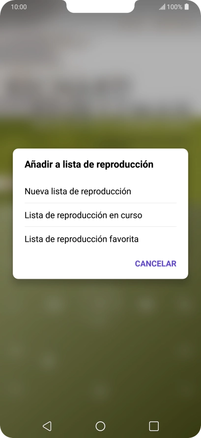 Pulsa Nueva lista de reproducción. Pulsa Nueva lista de reproducción.