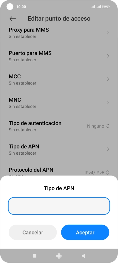 Introduce default y pulsa Aceptar. Introduce default y pulsa Aceptar.