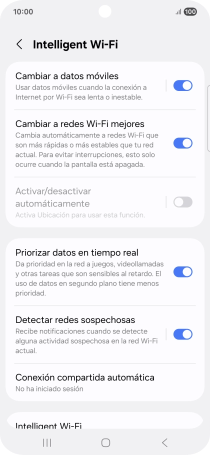 Pulsa el indicador junto a 