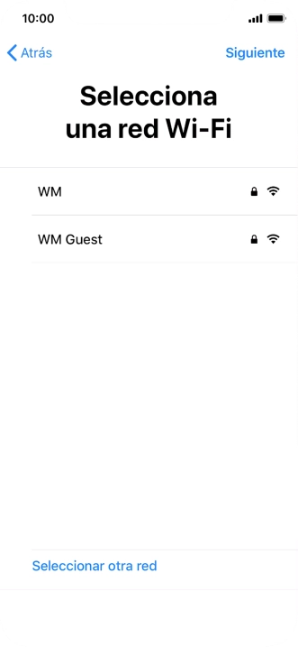 Pulsa la red wifi deseada. Pulsa la red wifi deseada.