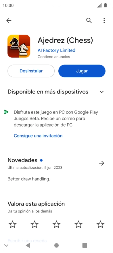 Pulsa Desinstalar. Pulsa Desinstalar.