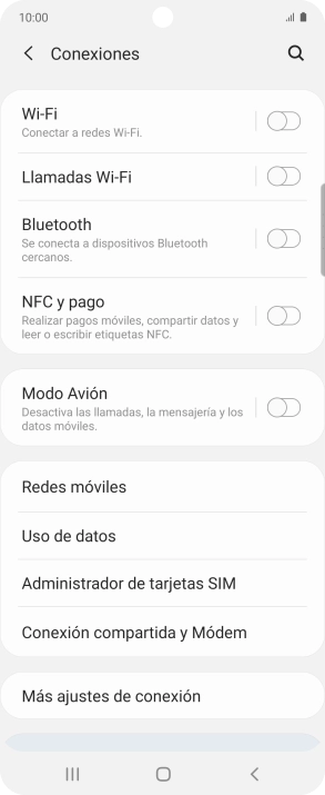 Pulsa Bluetooth.