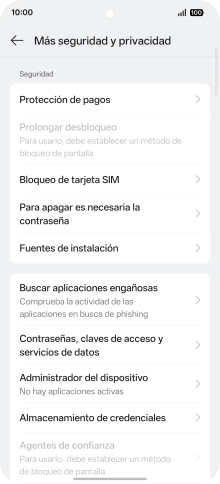 Pulsa Bloqueo de tarjeta SIM. Pulsa Bloqueo de tarjeta SIM.