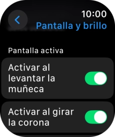 Pulsa la Digital Crown la veces que sean necesarias para terminar y volver a la pantalla de inicio. Pulsa la Digital Crown la veces que sean necesarias para terminar y volver a la pantalla de inicio.