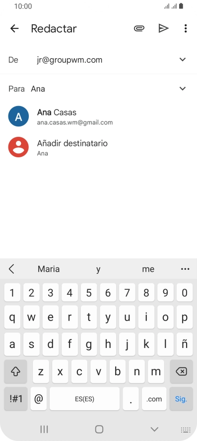 Pulsa el contacto deseado. Pulsa el contacto deseado.