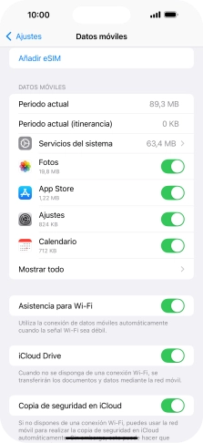 Pulsa el indicador junto a las aplicaciones deseadas para activar o desactivar la función. Pulsa el indicador junto a las aplicaciones deseadas para activar o desactivar la función.