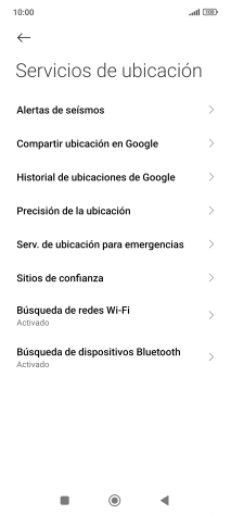 Pulsa Precisión de la ubicación. Pulsa Precisión de la ubicación.