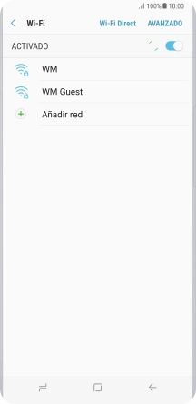 Pulsa la red wifi deseada.