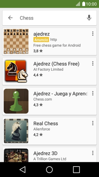 Pulsa la app deseada. Pulsa la app deseada.