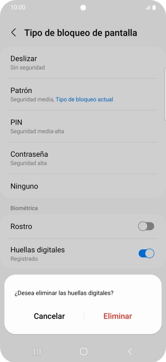 Pulsa Eliminar. Pulsa Eliminar.