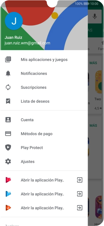 Pulsa Mis aplicaciones y juegos.