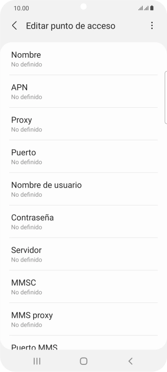 Pulsa Nombre. Pulsa Nombre.