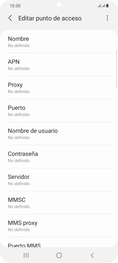 Pulsa Nombre. Pulsa Nombre.