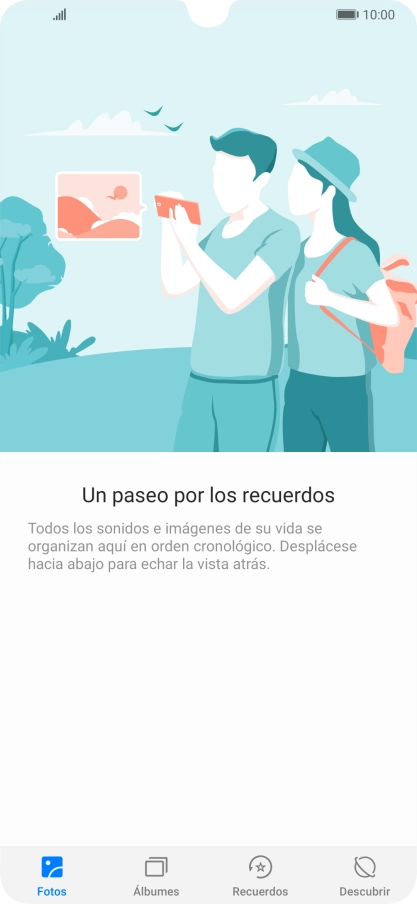 Pulsa Álbumes y desplázate a la carpeta deseada. Pulsa Álbumes y desplázate a la carpeta deseada.