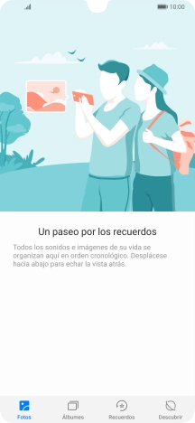 Pulsa Álbumes y desplázate a la carpeta deseada. Pulsa Álbumes y desplázate a la carpeta deseada.