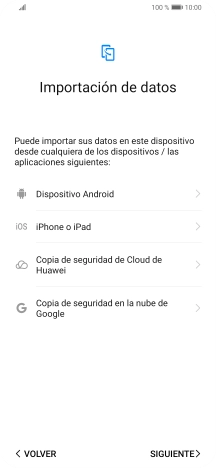 Puedes transferir el contenido de otro teléfono cuando activas tu teléfono por primera vez y cuando lo has restablecido. Cuando aparezca en la pantalla del teléfono esta imagen, ya está listo para la transmisión del contenido del otro teléfono. Puedes transferir el contenido de otro teléfono cuando activas tu teléfono por primera vez y cuando lo has restablecido. Cuando aparezca en la pantalla del teléfono esta imagen, ya está listo para la transmisión del contenido del otro teléfono.