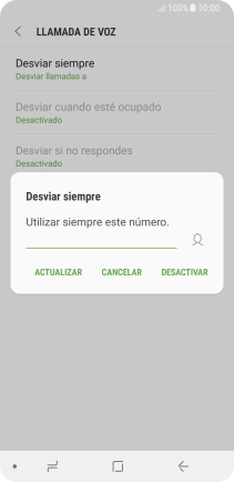 Pulsa DESACTIVAR.