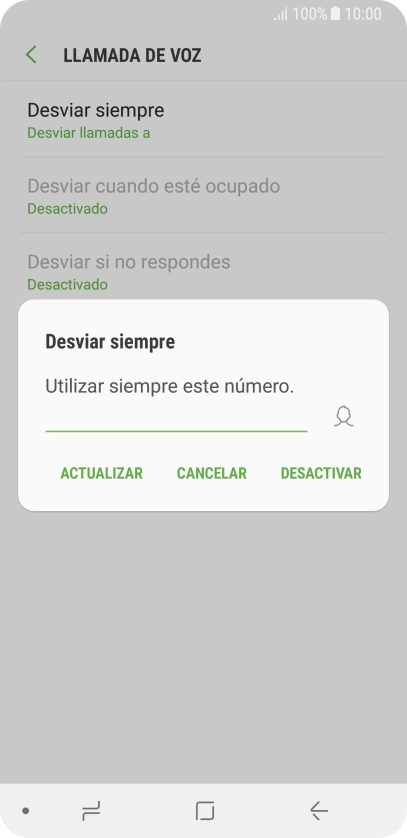 Pulsa DESACTIVAR.