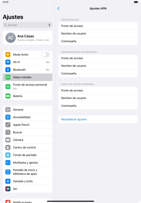 Pulsa Punto de acceso e introduce airtelwap.es. Pulsa Punto de acceso e introduce airtelwap.es.