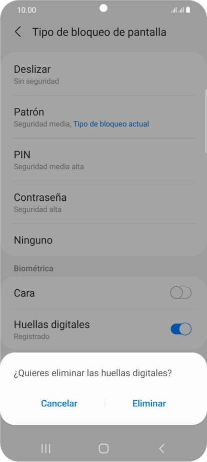 Pulsa Eliminar. Pulsa Eliminar.