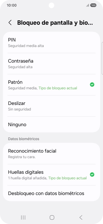 Pulsa Ninguno. Pulsa Ninguno.