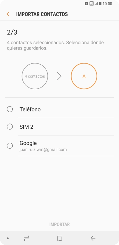 Pulsa Teléfono.