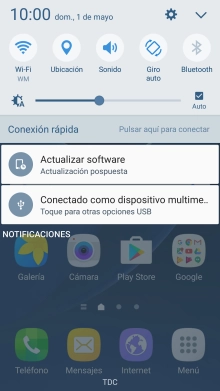 Pulsa el icono de ajustes. Pulsa el icono de ajustes.