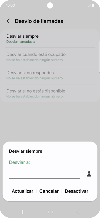 Pulsa Desactivar. Pulsa Desactivar.